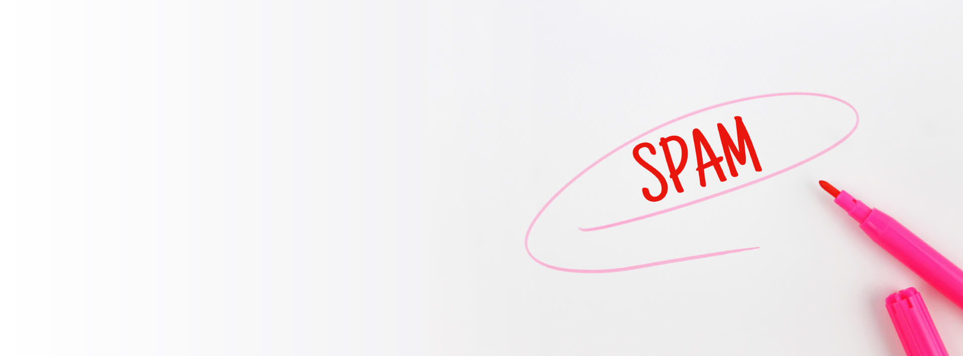 Email Spam Issue Notice Hero