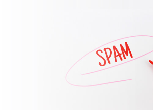 Email Spam Issue Notice Hero